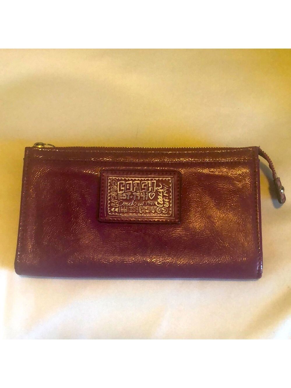 Coach Raspberry Poppy Clutch/Wristlet